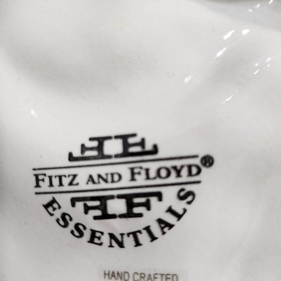 Fitz and Floyd Christmas Santa Cookie Canape Plate in Box